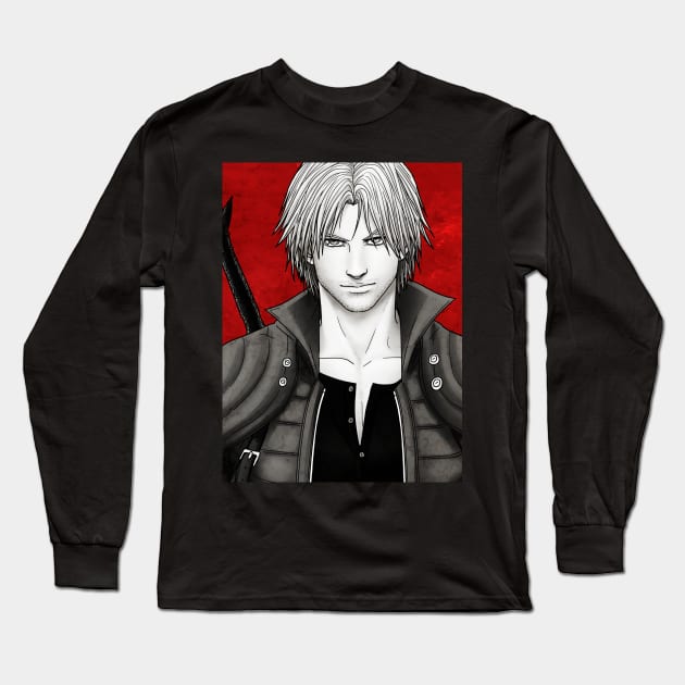 Devil Hunter Long Sleeve T-Shirt by mcashe_art